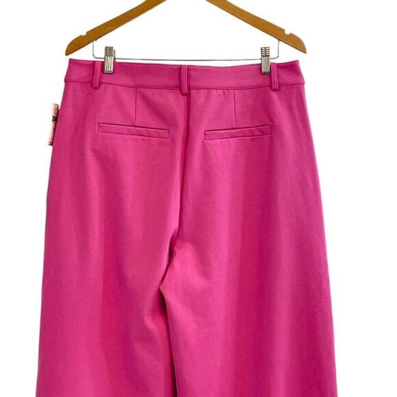 Anthropologie x Sanctuary Women's Metropolis Trousers in Wild Pink Size 32 NWT - Picture 7 of 10